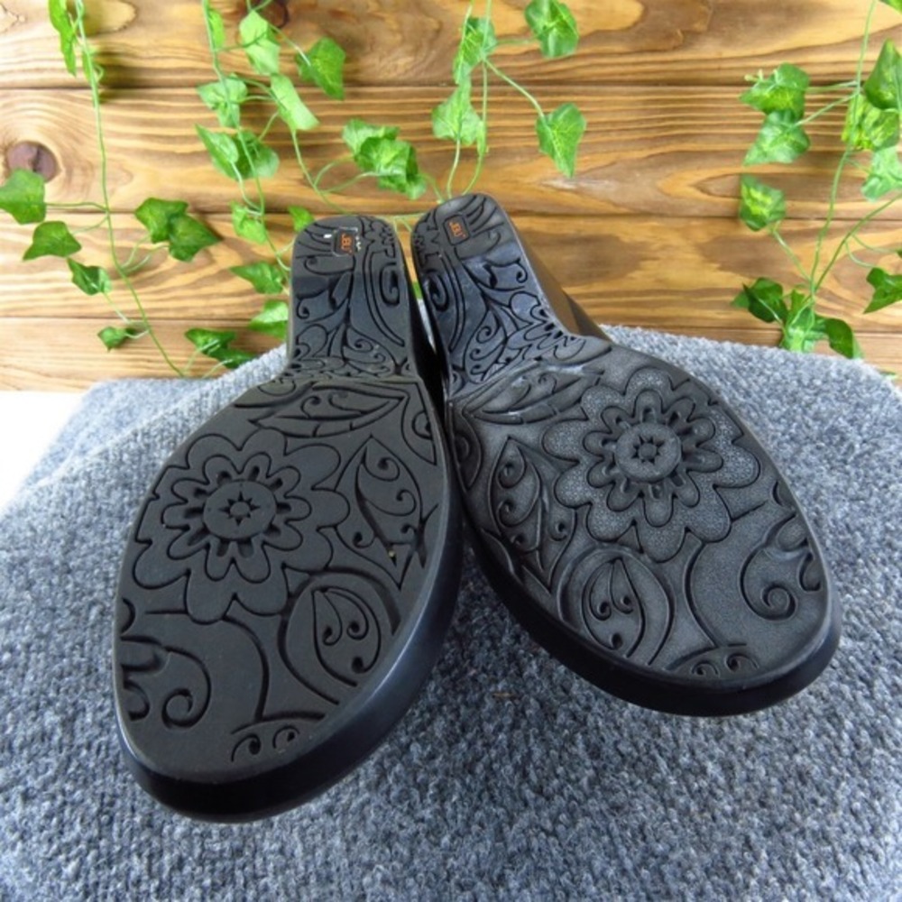 JBU Women's Cordoba Clog Black Leather Sz 9 Medium Gently Used 2025 - Picture 6 of 6